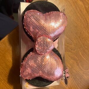 The Crème Shop Pink Sequin 3D Teddy Headband